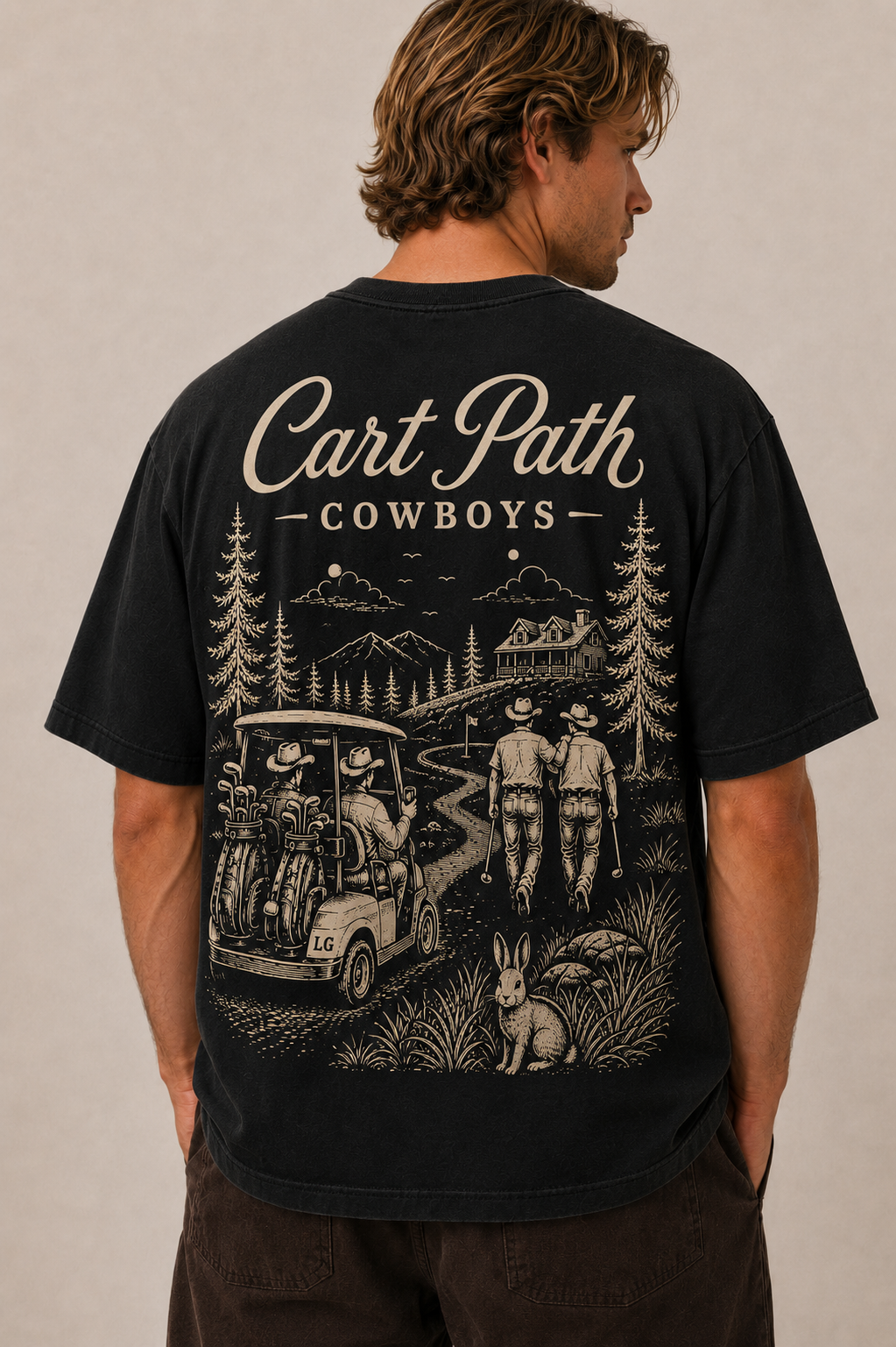 Cart Path Cowboys Tee