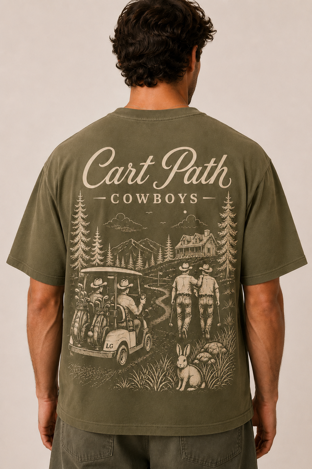 Cart Path Cowboys Tee